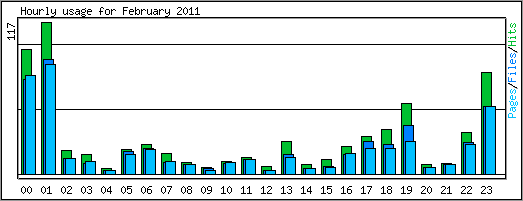 Hourly usage